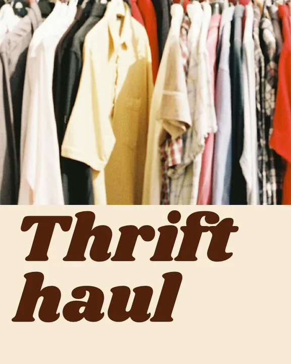 Thrift Haul
